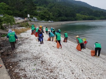 남해군 설천면 새마을부녀회, 깨끗한 마을 만들기 앞장