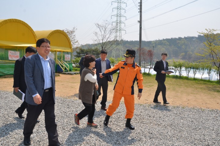 한상대 충남소방본부장, ‘캠핑장 안전’ 현장 확인