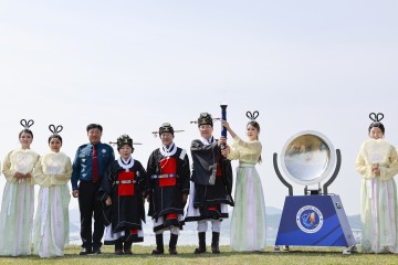 완도군, ‘제62회 전남도 체육대회’ 성화 채화