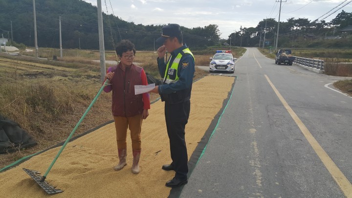 남원서 도통지구대, 농산물 절도 예방 최선