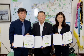 군산시, (재)대한환경보건원-㈜카페리즈, ‘희망나눔 지역복지’ 협약 체결