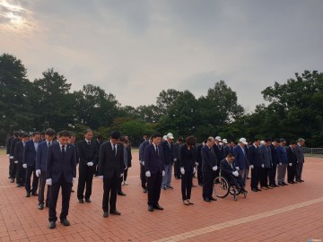 충북남부보훈지청, 9월 충혼탑 참배 실시