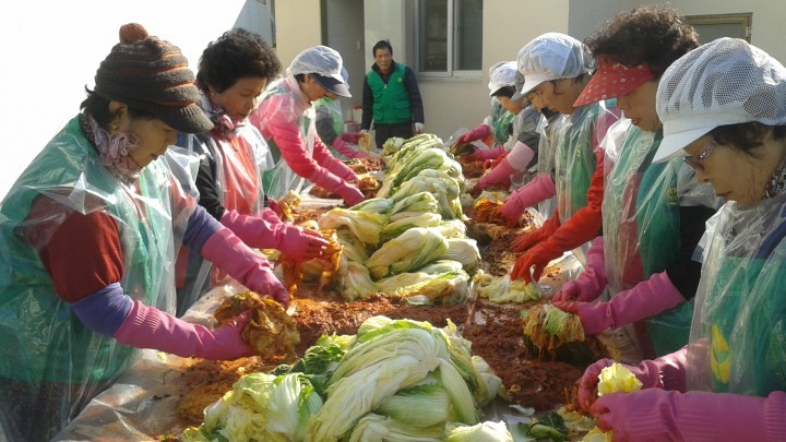 사천시 사천읍새마을회 사랑의 김장 나누기 봉사