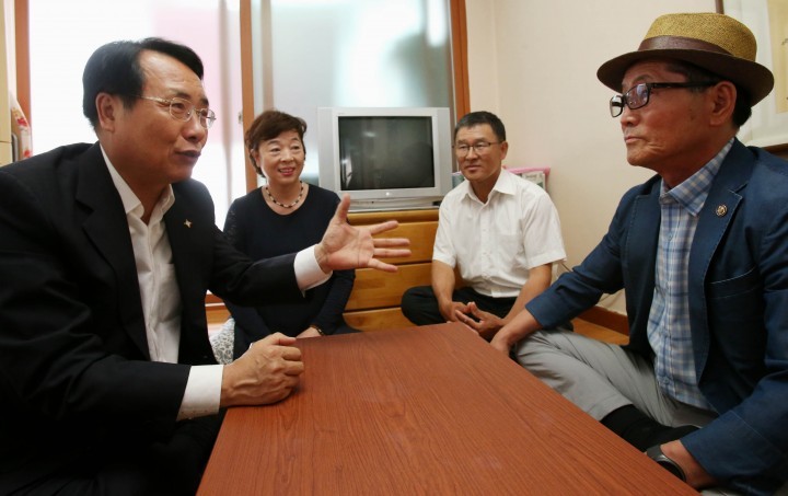 한현택 동구청장, 참전유공자 위문