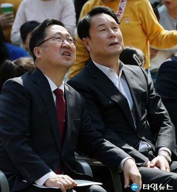 이장우 대전시장, 이상래 대전시의원과 현장 의견 교환