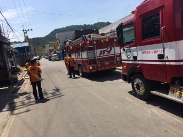 보성소방서, 소방차 길터주기 캠페인 실시