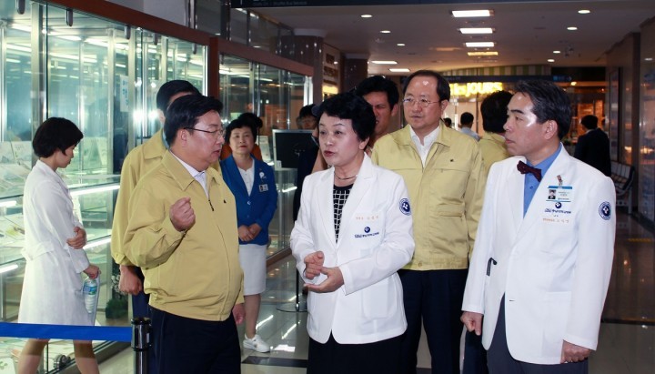 권선택 대전시장, “메르스 환자 치료중인 충남대학교병원 의료진의 희생정신에 감사”
