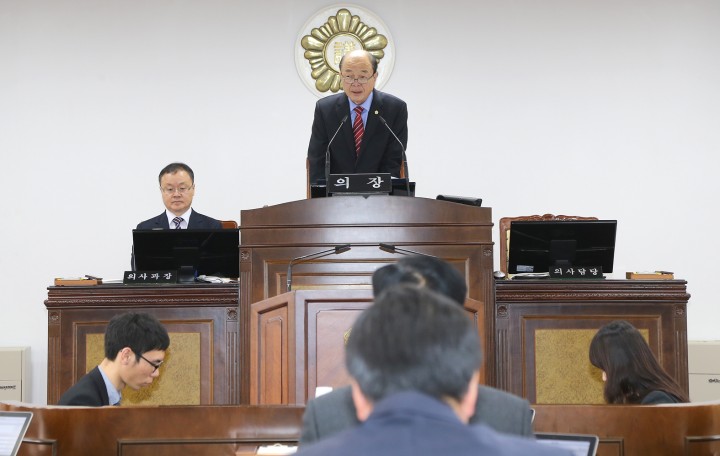 산청군의회 제234회 제2차 정례회 개회