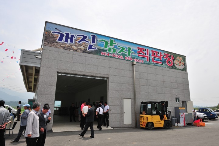 전국 최고 명물“물길따라 개진감자”직판장 개장!