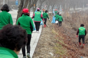 원주시 소초면새마을회, '새봄맞이 환경정화'