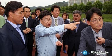 권선택 대전시장, 동구 대별동과 보문교에서 현장행정 추진