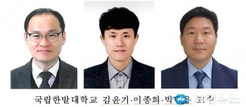 국립한밭대 김윤기·이종희·박병용 교수, 제34회 과학기술우수논문상 수상