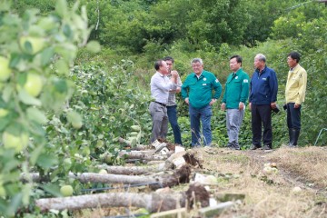 김학동 예천군수, 태풍 피해 현장 찾아 주민 위로 및 대책 마련 잰걸음