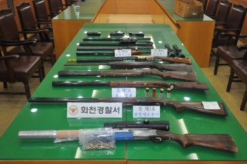 불법 총기류 밀거래 및 유통·소지한 일당 검거