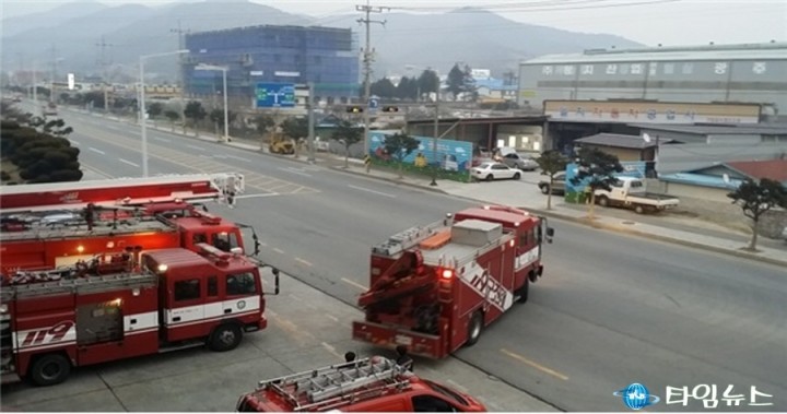 순천소방서 ‘골든타임’을 위한 교통신호 제어기 운영