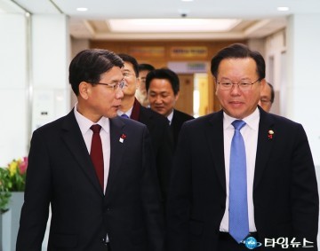 대전시 방문한 김부겸 행정안전부장관