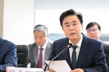 김태흠 충남지사, 아산만 순환열차 시작 베이밸리 추진 박차