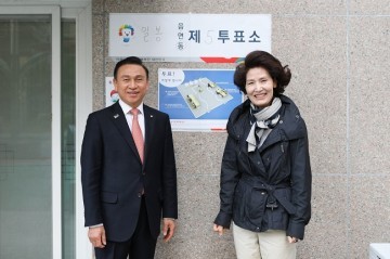 구본영 천안시장, 천안시의회의원 보궐선거 ‘소중한 한 표’ 행사 