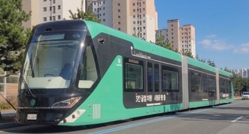 대전교통공사, 국내 첫 3칸 굴절차량 시운전