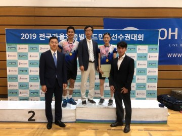 김천시청 배드민턴단, 전국 최고봉에 올라!