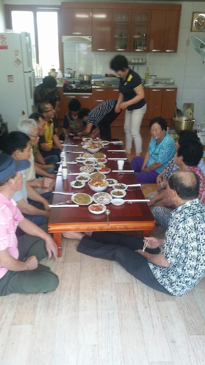 군산시 개정면 호덕마을 경로당, 경로효친사상 쑥쑥~