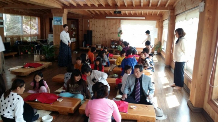 산청군드림스타트, 아동 대상 다도체험
