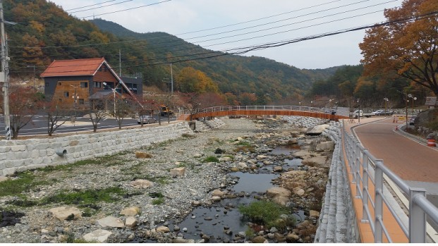 작천정 별빛야영장 주차장 조성 완료