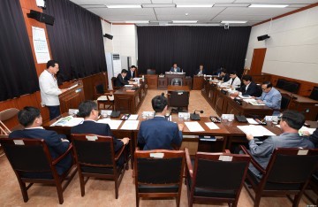 청주시의회, 도시건설위원회 소관부서와의 시정대화 시간 가져