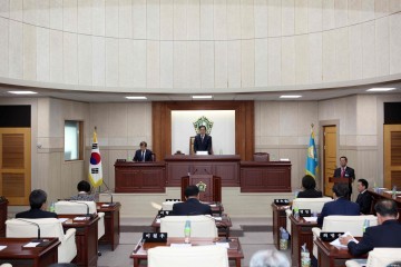 예천군의회, 제206회 임시회 개회