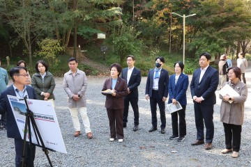 대전 동구의회, 낭월동 다가온 공공주택사업 등 2개소 현장방문
