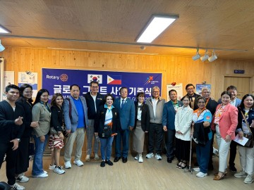 백제로타리클럽, 대전 대덕구에 4900만원 상당 의료기기 전달