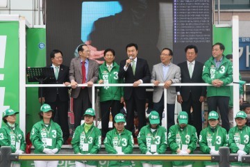 손학규 국민의당 상임공동선대위원장, 충청에서 안철수를 대통령으로 만들어 달라!