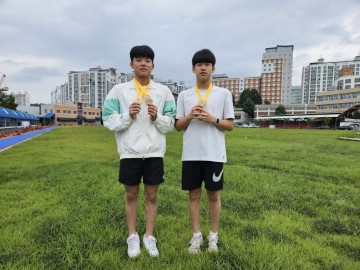 광주체중 남자 수영부, '회장배 전국수영대회'서 금3 획득