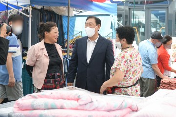 최민호 세종시장, 추석맞이 민생 현장 탐방