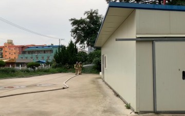 광양소방서 중마119안전센터, 팀단위 소방전술훈련 평가