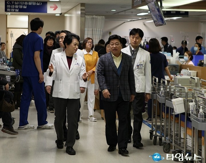 권선택 대전시장, 의료종사자 격려! 