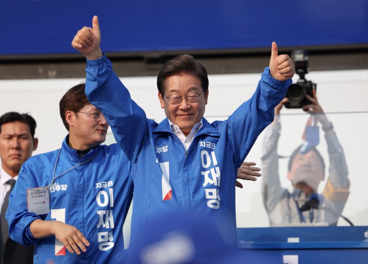 이재명, 강원·충북서 유세…선거운동 기간 첫 강원 방문