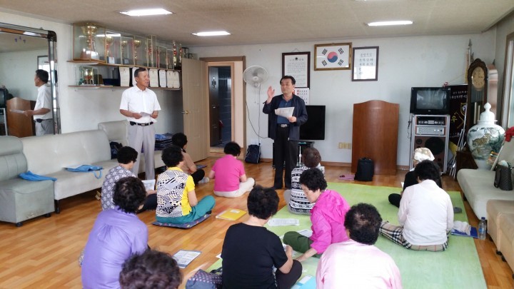 대한노인회 동해시지회 경로당 순회교육 실시