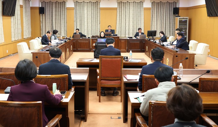 대전시의회 복지환경위원회, 제276회 임시회 제2차 회의 개최