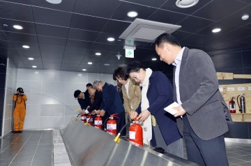 세종시의회 행정복지위원회, 충청남도 안전체험관 현장방문