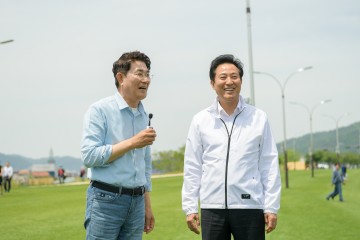 노관규 순천시장과 오세훈 서울시장의 정원으로 통한 특별한 만남