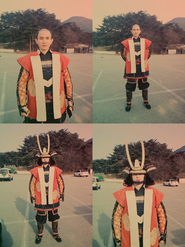 ‘징비록’ 우희다 수가역 김리우, 현장 사진 4종세트 공개! “늠름한 왜군 장수”