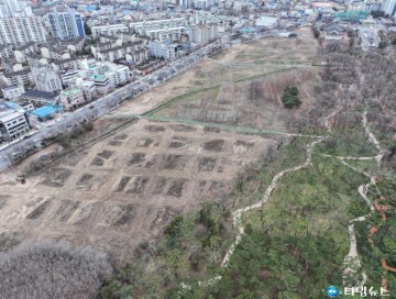 경주시, 황성공원 도시바람길숲 사업 순항 중··· 사유지 지장물 철거 다음달 완료
