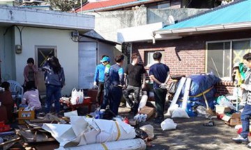 국제와이즈멘 여수한려클럽, 삼일동 홀몸노인 찾아 집수리 봉사 