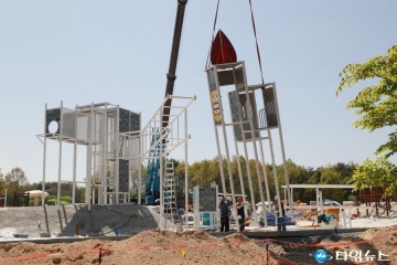 김학동 예천군수,  신도시 패밀리파크 조성사업,예천골프 연습장 리모델링 사업 꼼꼼 점검
