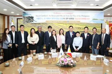 주낙영 경주시장, 방한 시레예스 필리핀 필러시장 접견