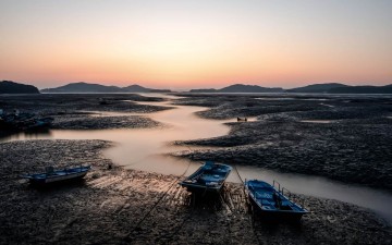 갯벌 사진 공모전 ‘가로림만의 일몰’김홍렬씨 대상 수상