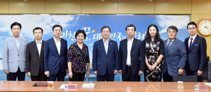 광저우시 합작교류상담회 대표단 방인