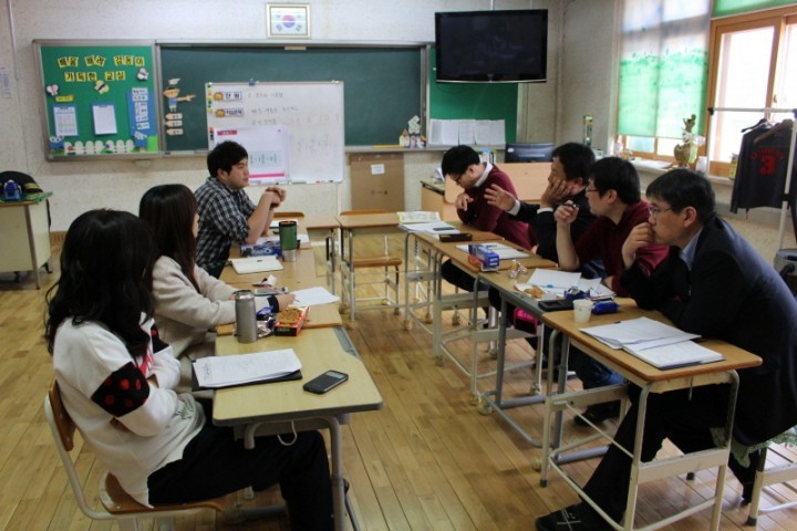 교사들의 행복한 동행 프로젝트연천 백의초등학교, 연중 교사 학습공동체 모임 실시