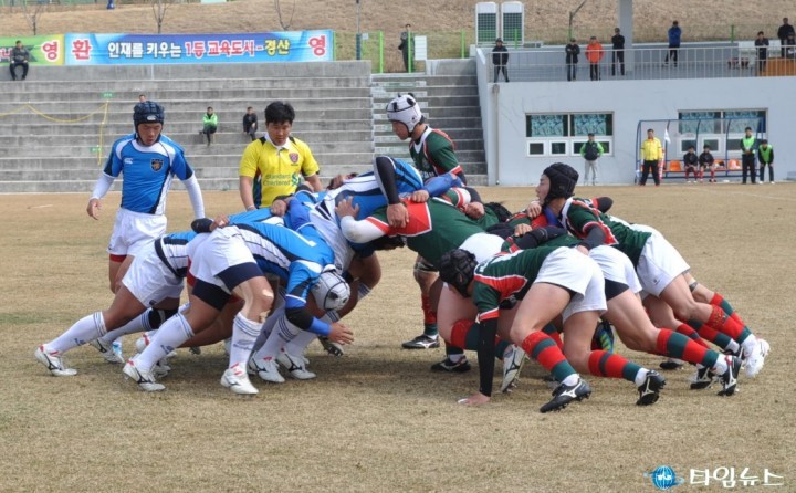 경산에서 2015 전국춘계럭비리그 대회 열리다.